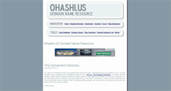 Desktop Screenshot of ohashi.us