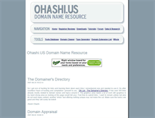 Tablet Screenshot of ohashi.us